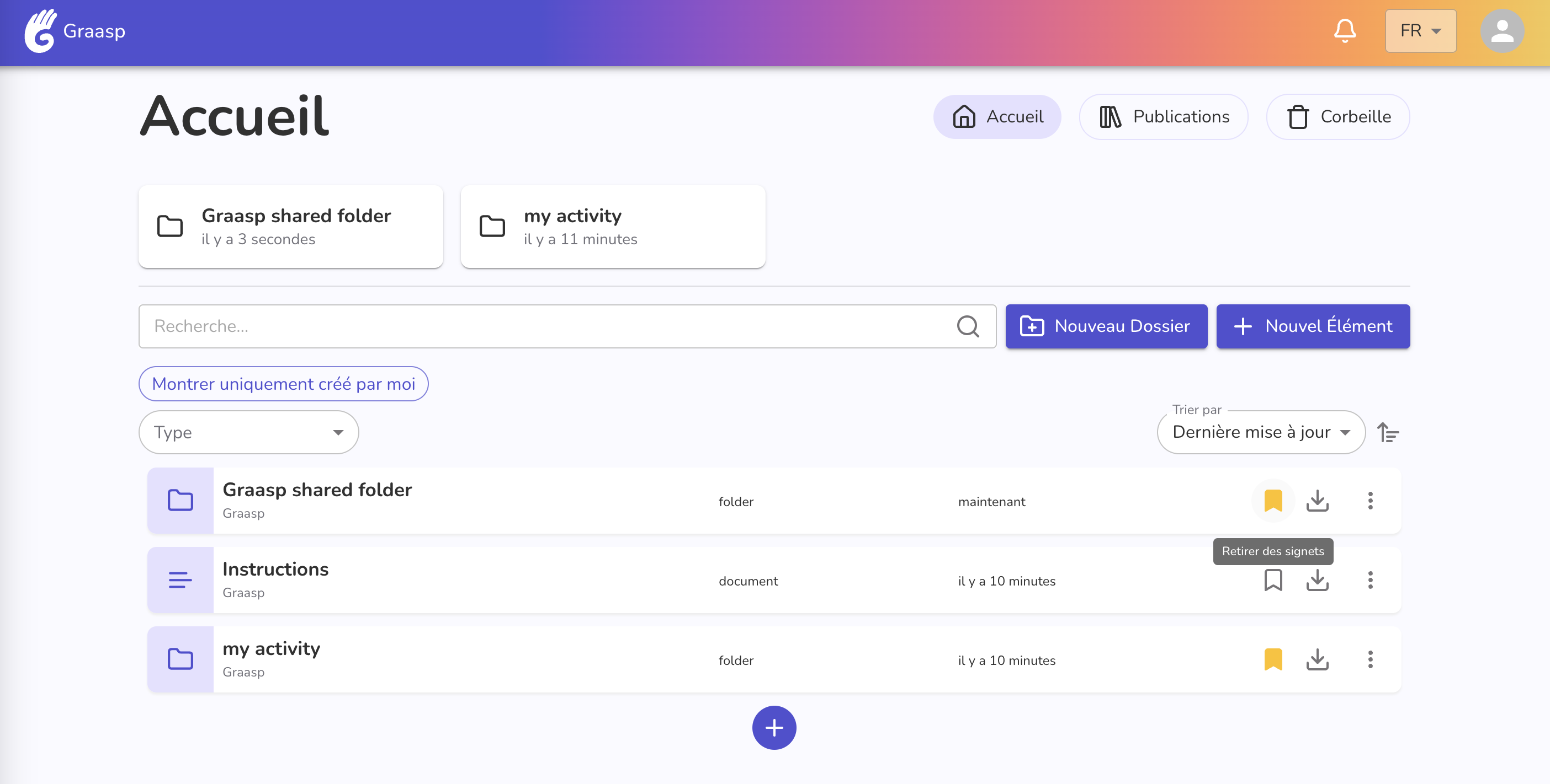 home page