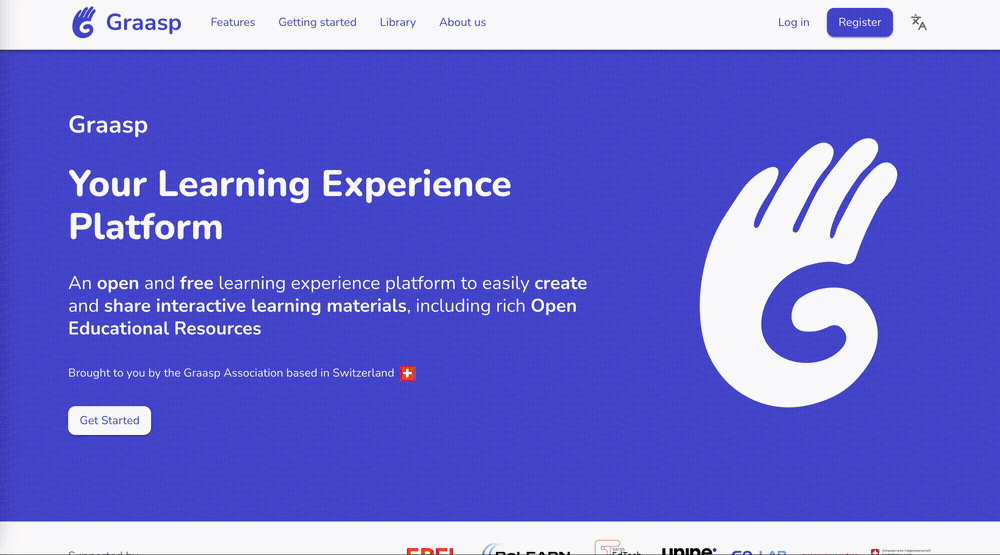 new landing page